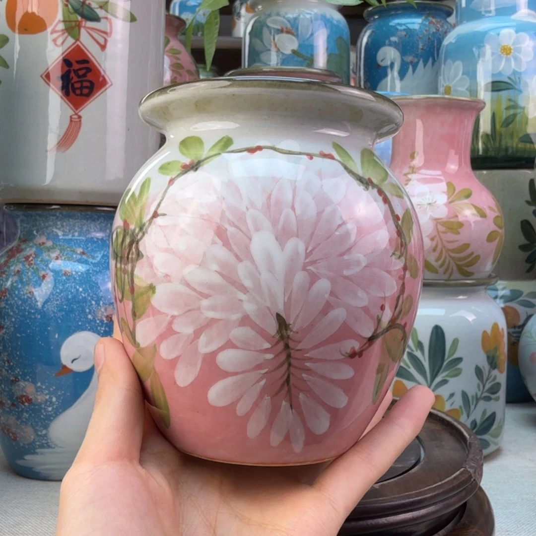 景德镇纯手绘陶瓷花瓶