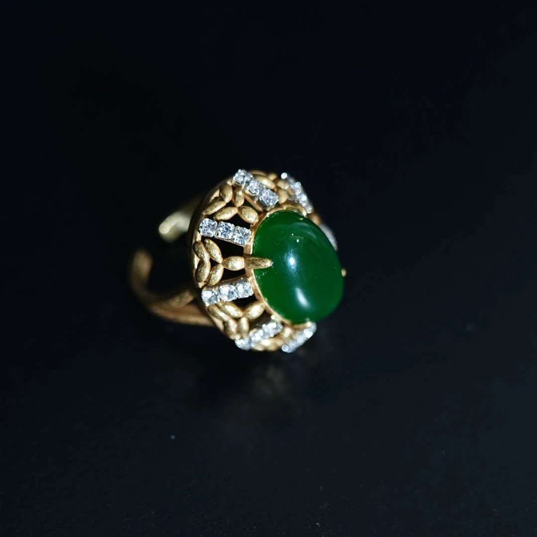 【然然王LA古藏】铜合金仿水晶戒指 铜合金戒指【WRR2063】