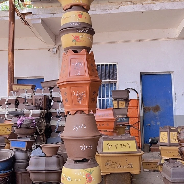 紫砂花盆紫砂花盆