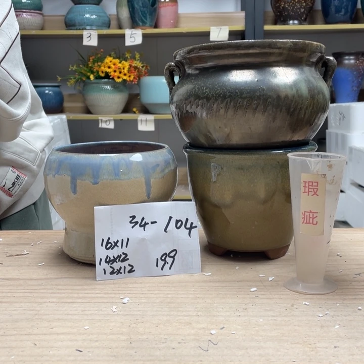 紫砂花盆多肉花盆微瑕104