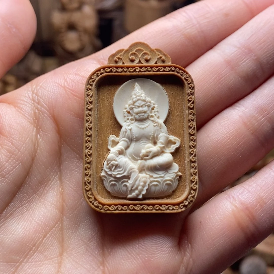 檀香木吊坠微瑕531奶香