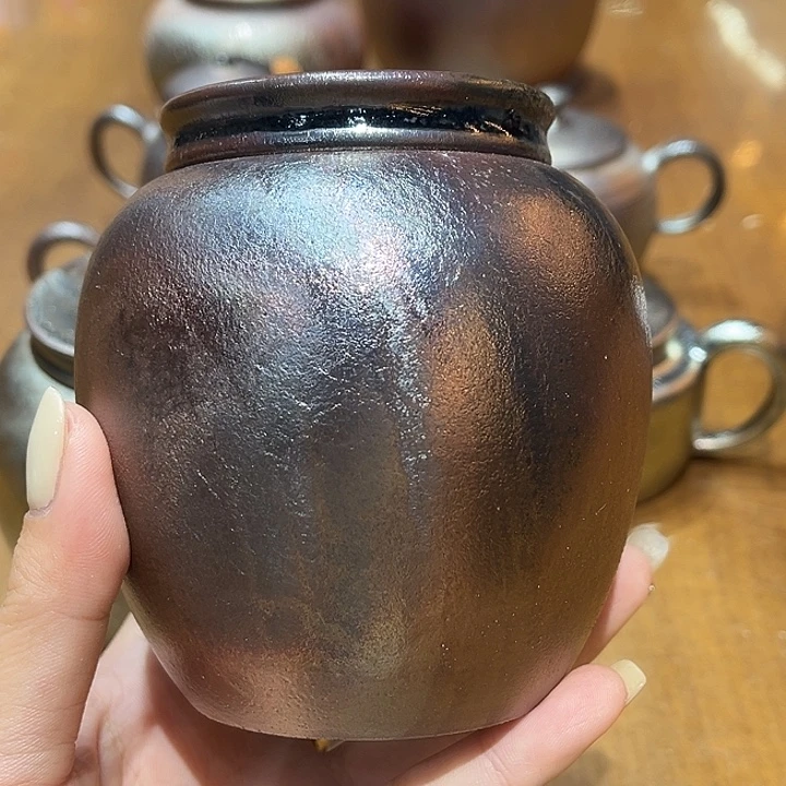 静***待杯紫泥柴烧罐茶罐茶罐茶罐