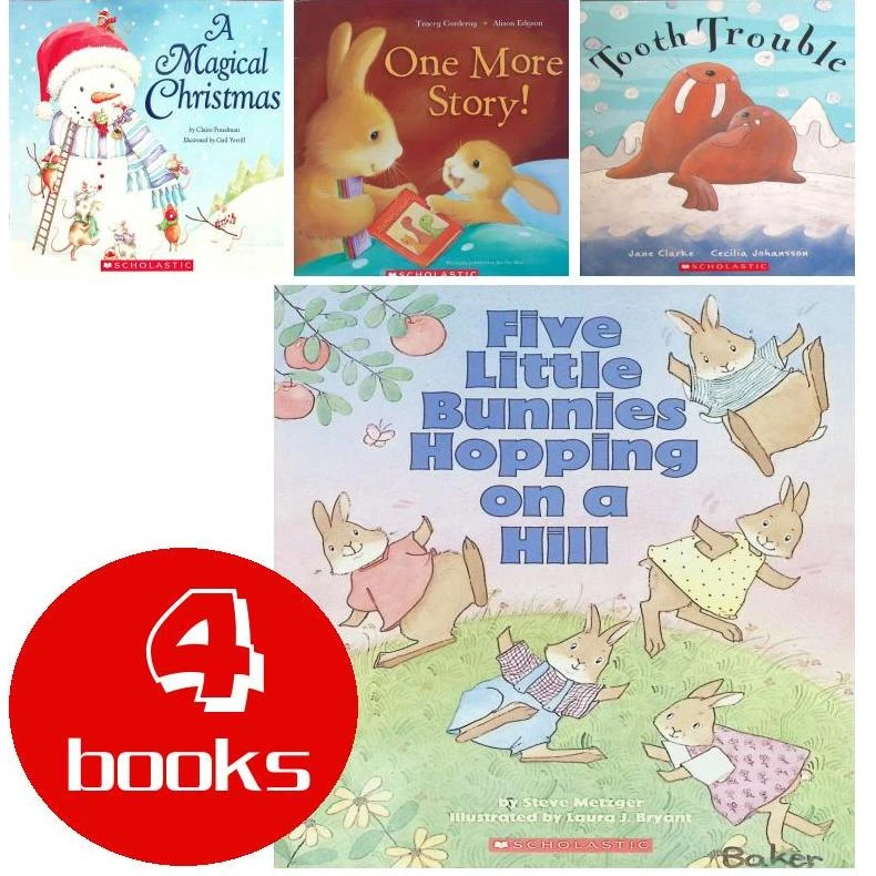 英文原版绘本4本l930209021