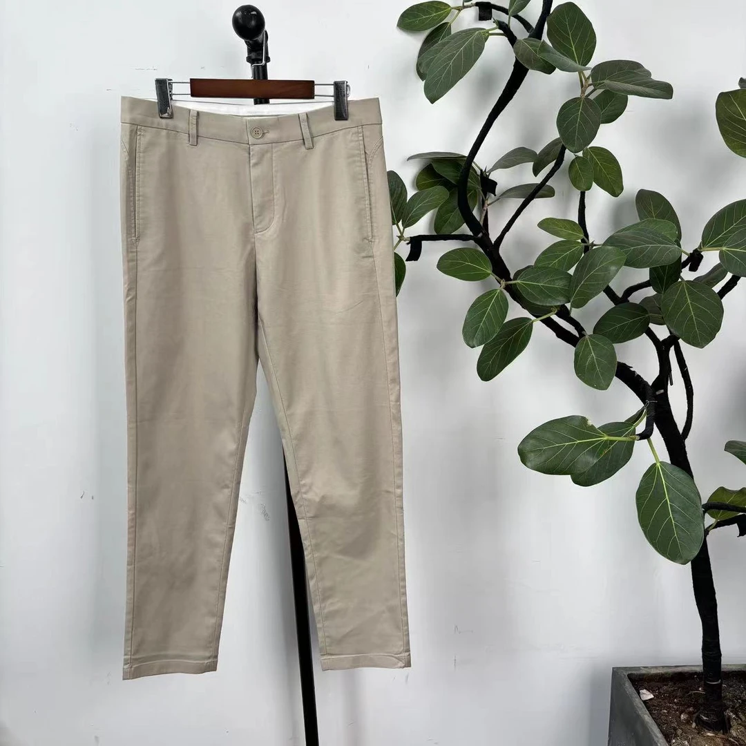 G-54（微瑕，介意勿拍！）夏季男士薄款小直筒休闲裤 11228