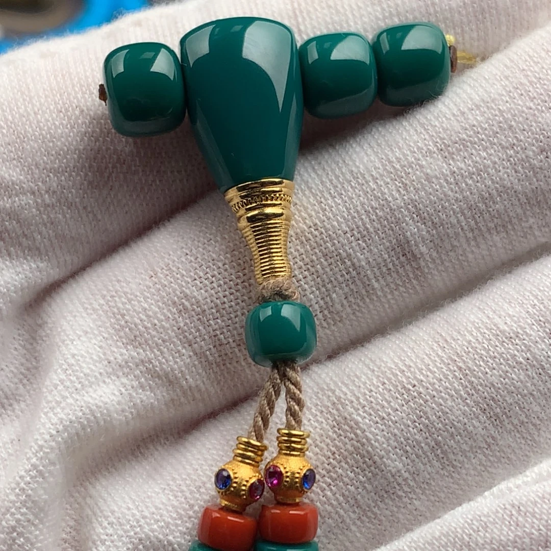 绿松石18K金镶嵌绿松石