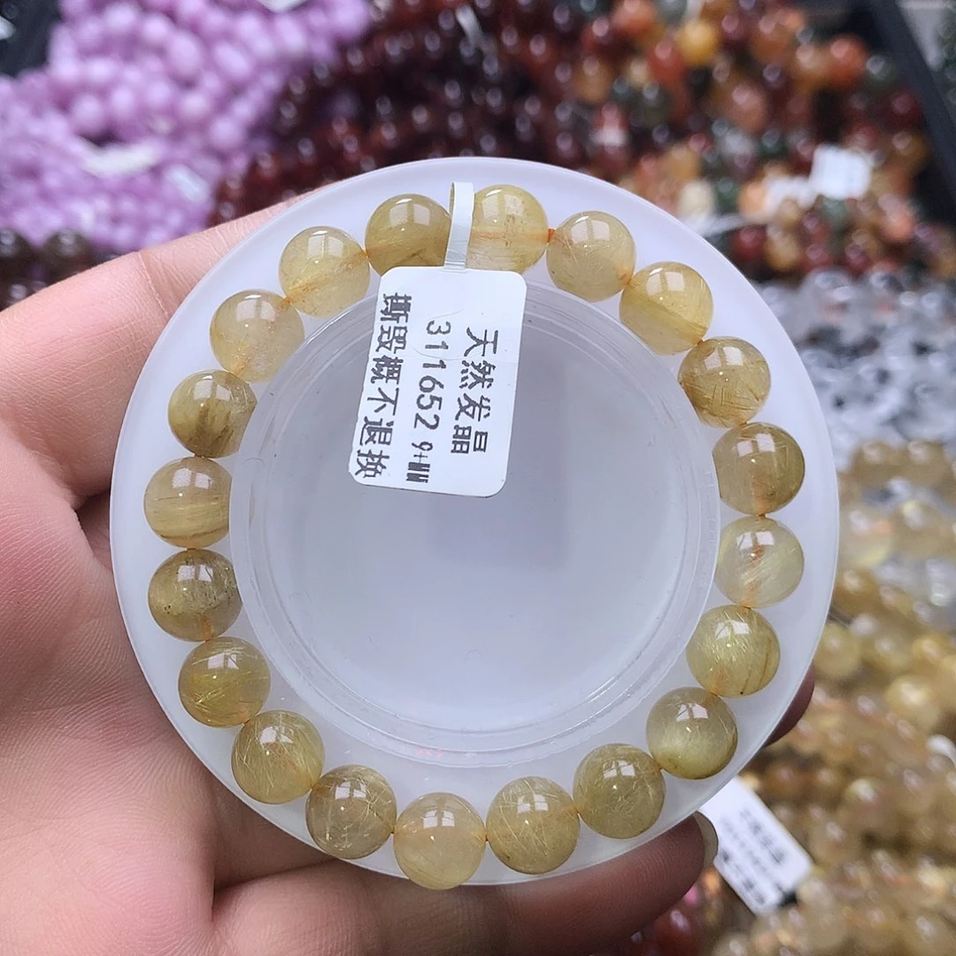 水晶手链未镶嵌，，