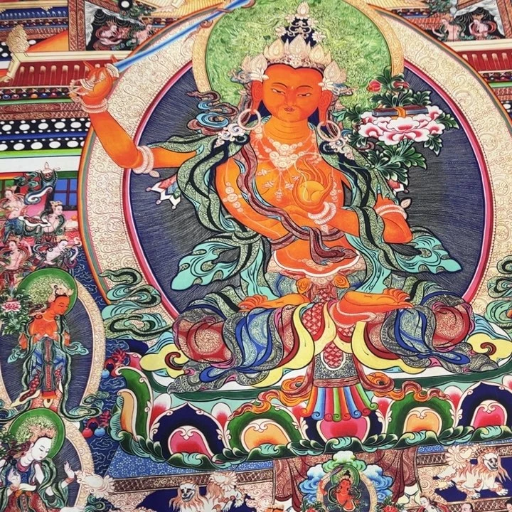 装裱画唐卡绘画作品