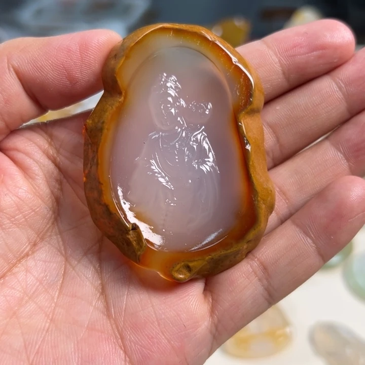 玛瑙/玉髓吊坠(不含链)未镶嵌