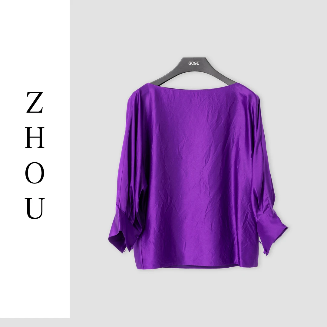 （周哥甄选）紫色上衣-43000