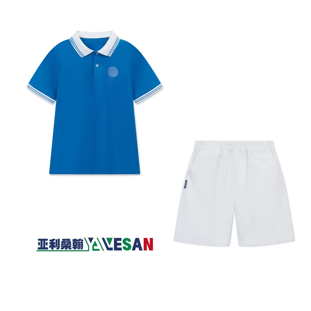 SDBWX04南昌师大博文学生珠地棉夏装T恤校服