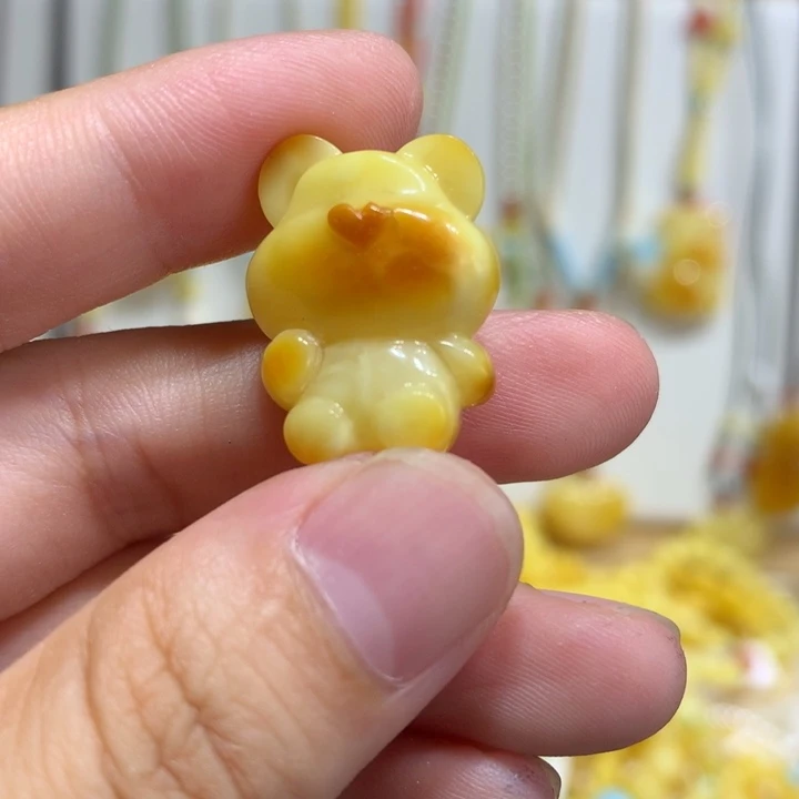裸石蜜蜡未镶嵌特价微瑕