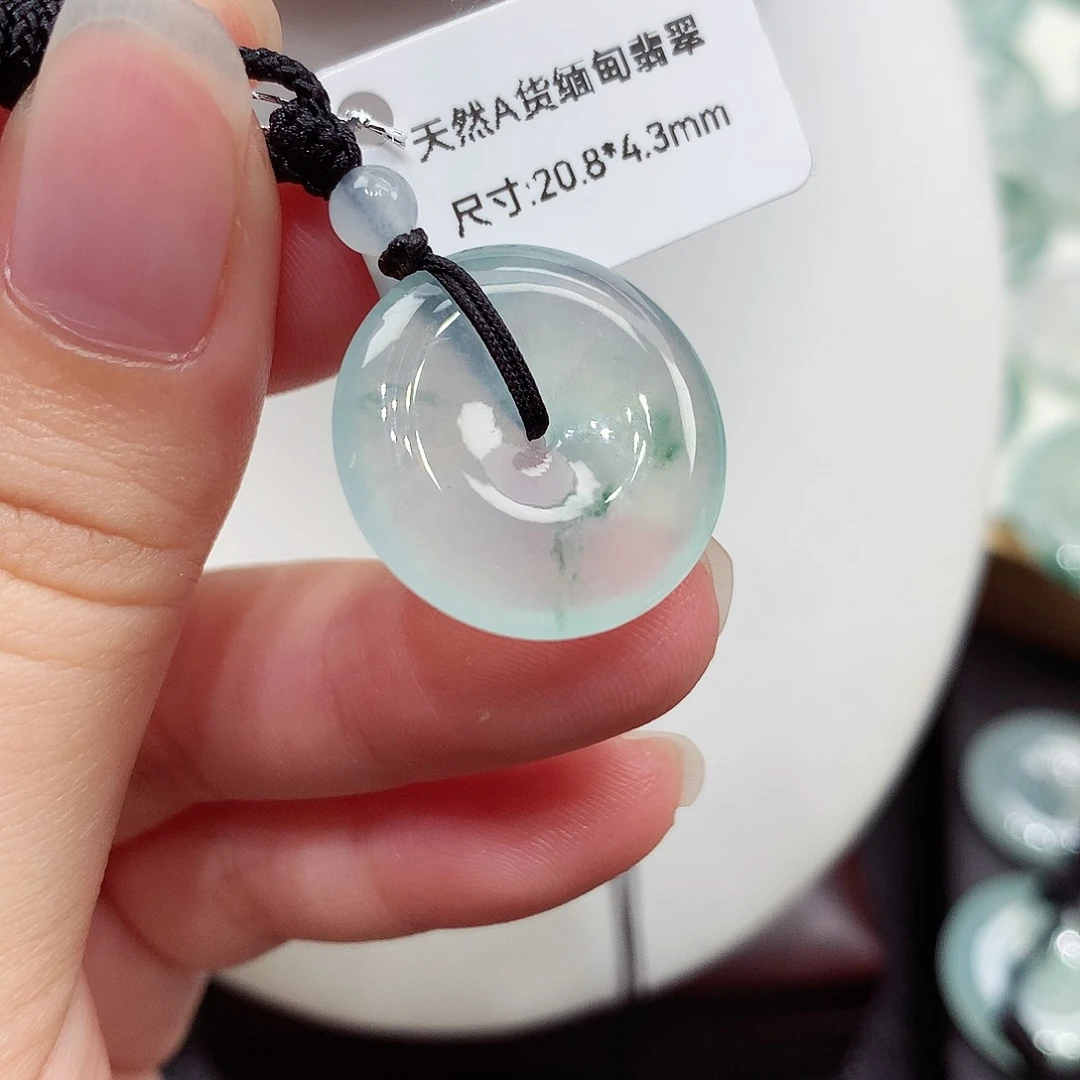 颈饰未镶嵌翡翠编号81，20.8/4.3