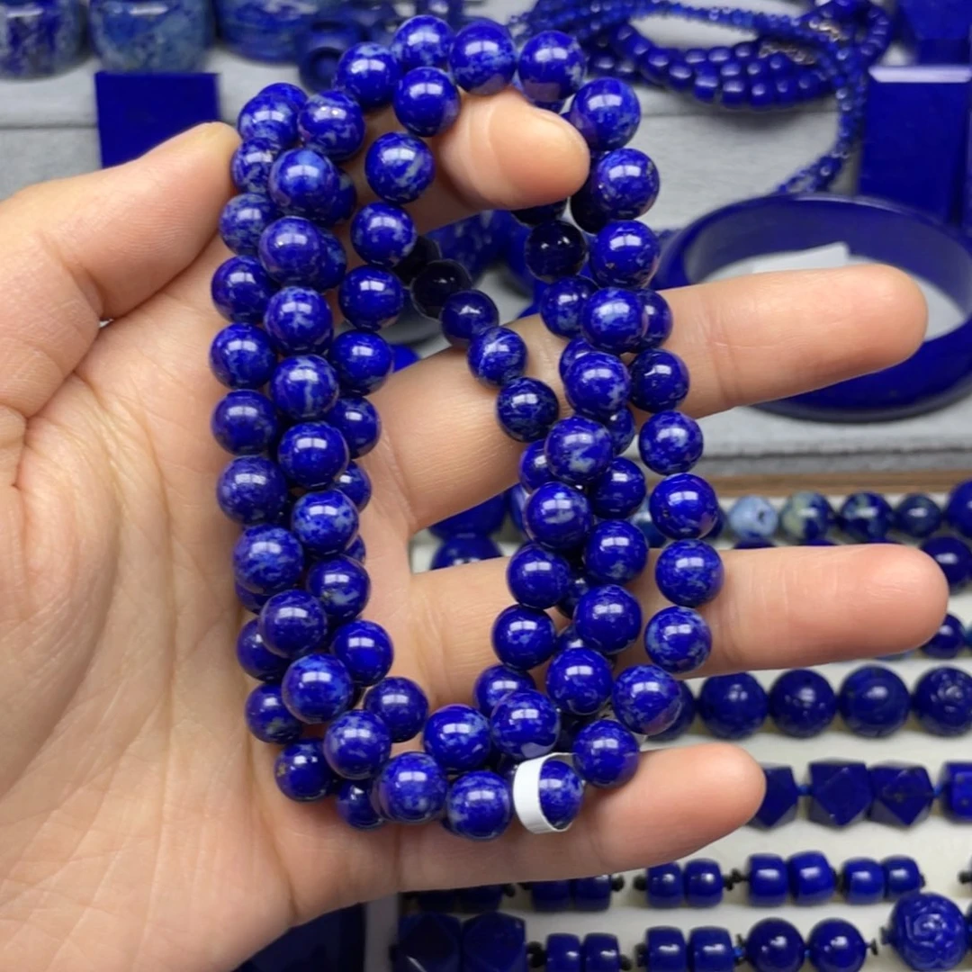 青金石未镶嵌108佛珠项链8+