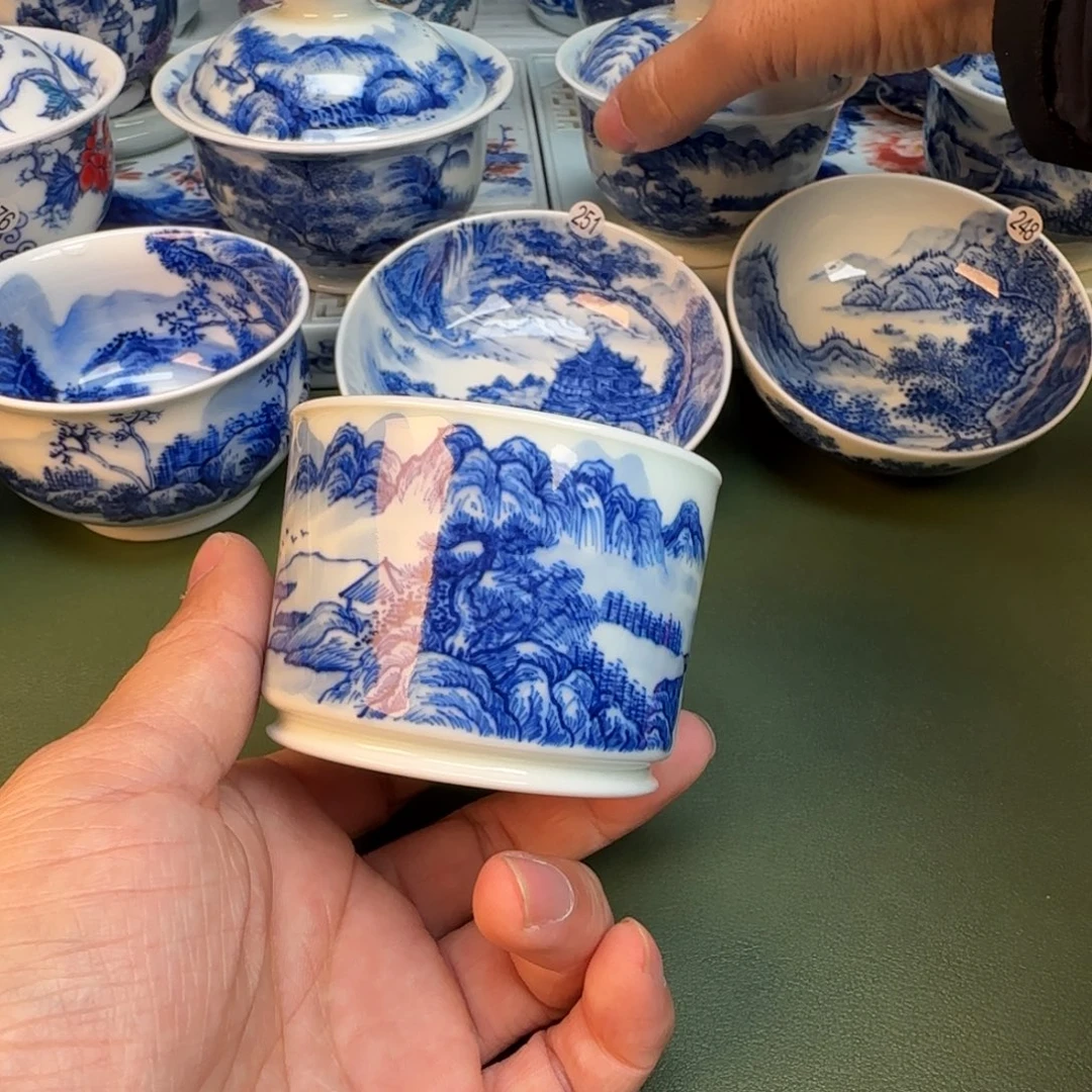 陶纯手工纯手绘茶具276