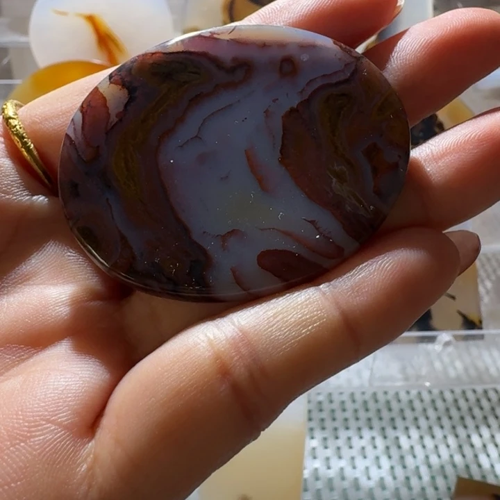 玛瑙/玉髓未镶嵌项链