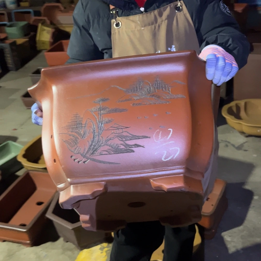 紫砂花盆盆景艺术