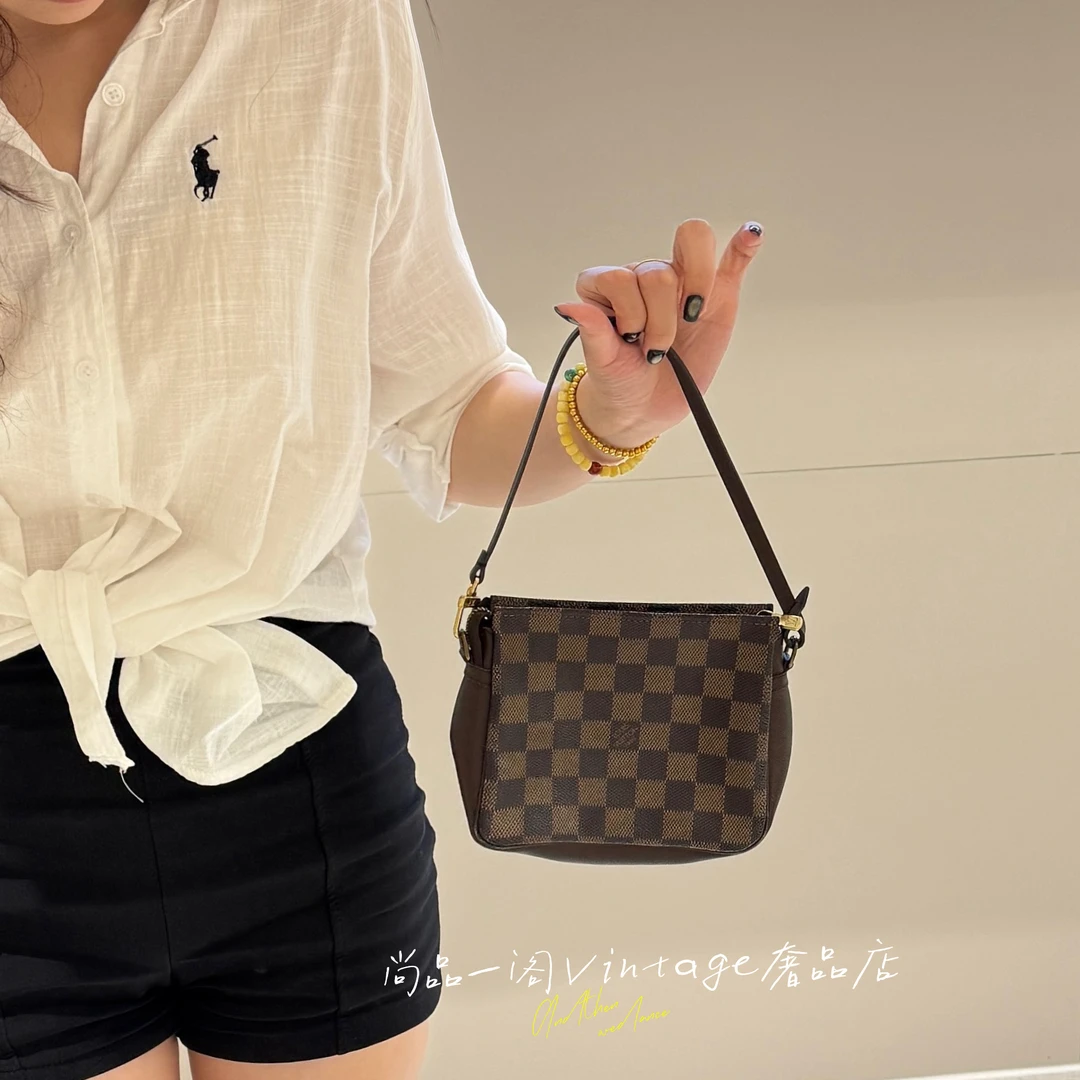 95新 LouisVuitton/路易威登 尚品一阁/棋盘格小胖丁