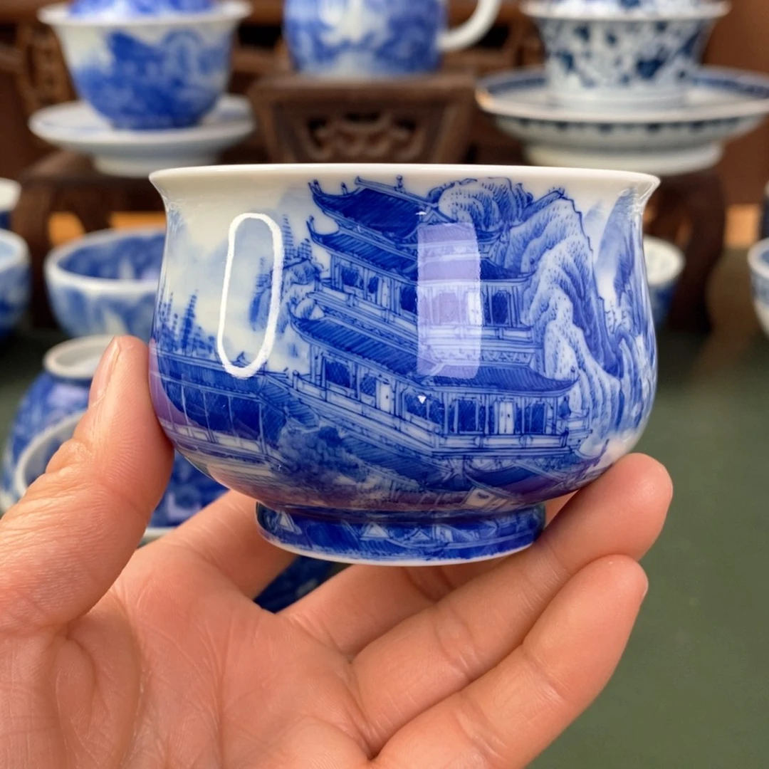 杯景德镇陶瓷手工手绘