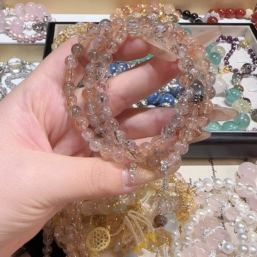水晶手链未镶嵌把