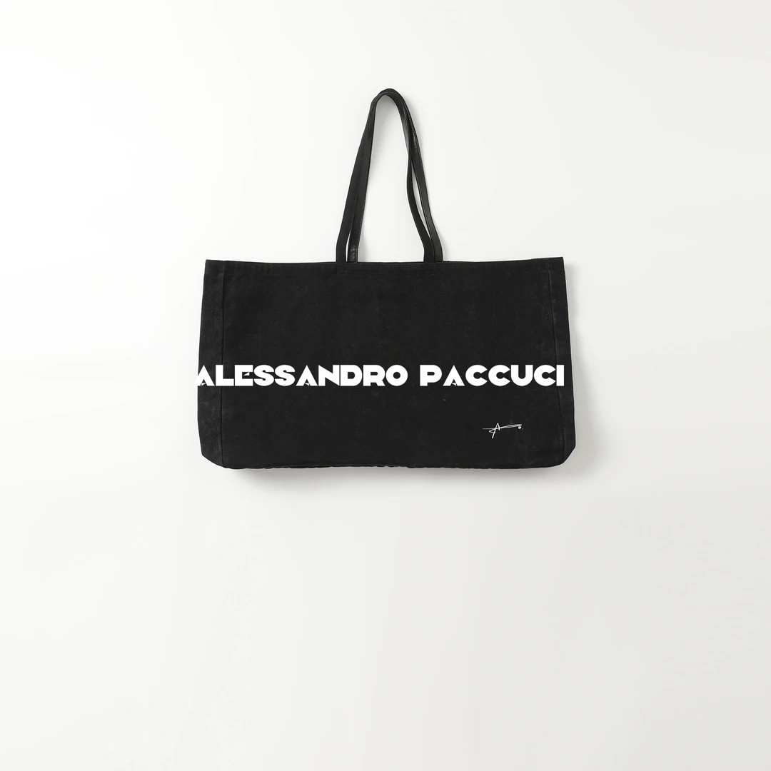 AP洛哥52071BT爆裂纹牛皮+棉质洗水帆布大容量时尚休闲手提包