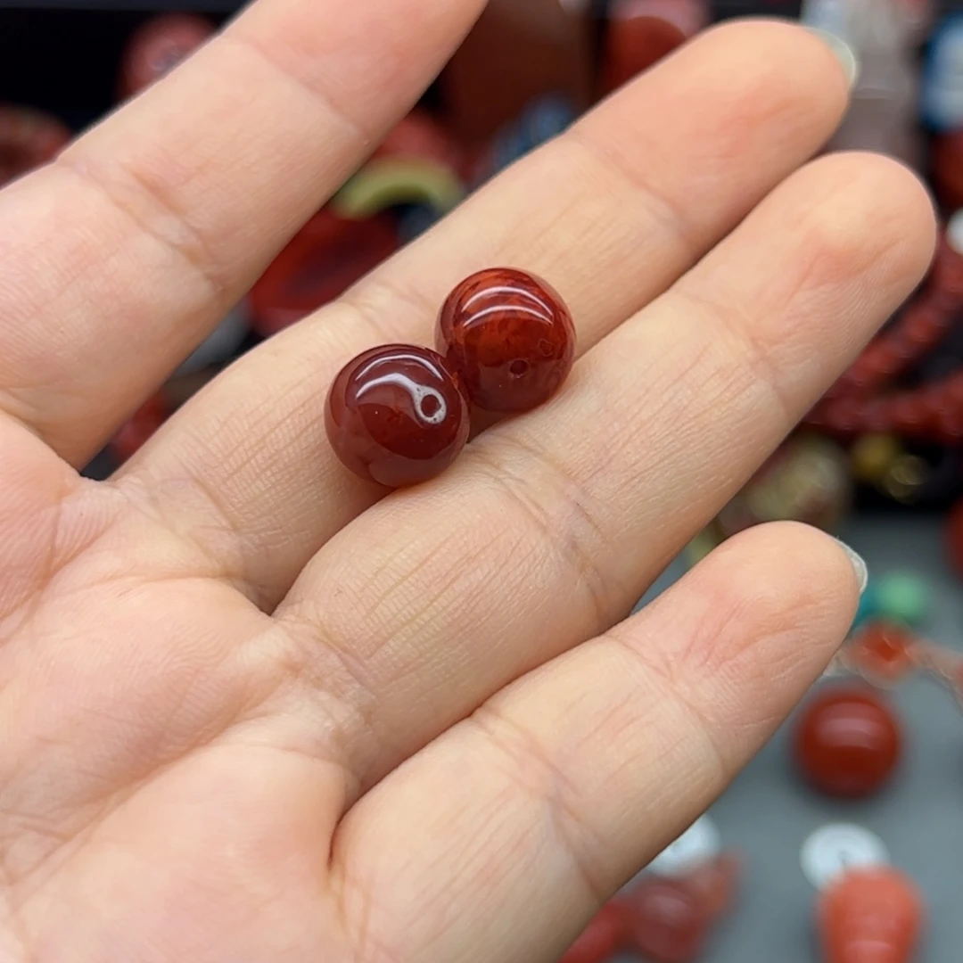 人***秋南红玛瑙未镶嵌配饰