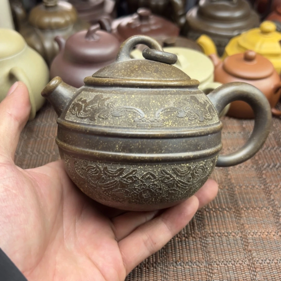 茶壶紫砂宜兴原矿紫砂壶300毫升容量