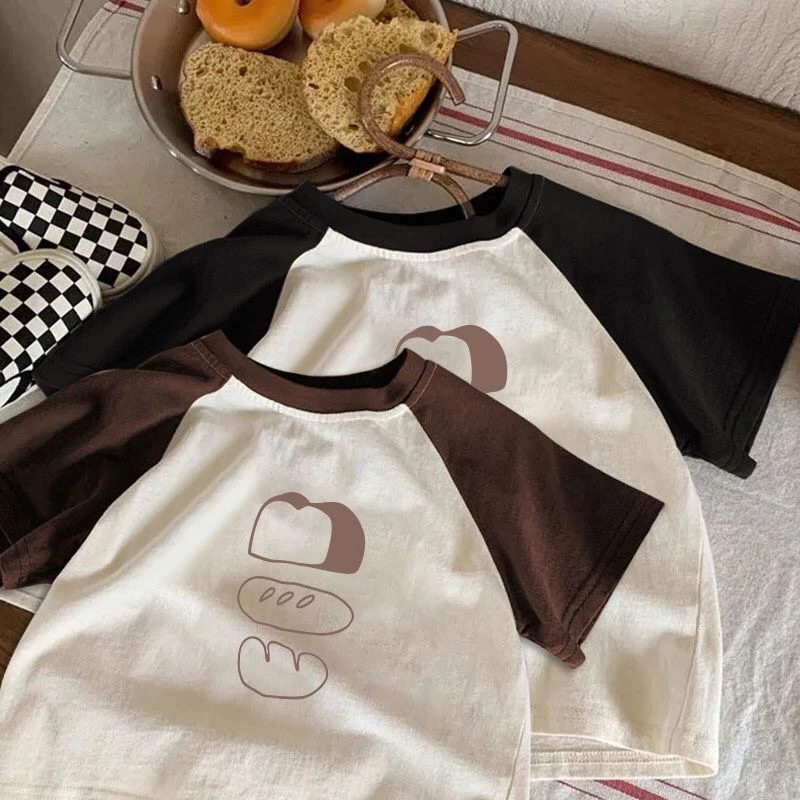 儿童短袖t恤纯棉夏款新款男女童夏季打底衫韩版宝宝插肩洋气上衣T