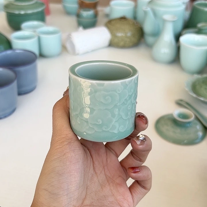 小米茶器龙泉青瓷