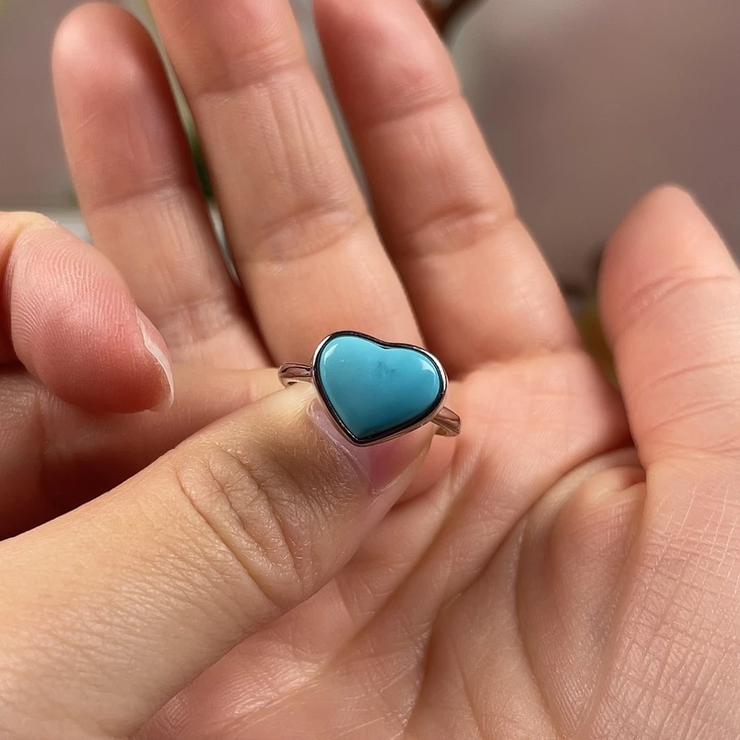 绿松石配饰银S925镶嵌