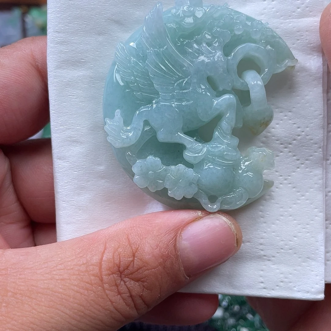 颈饰未镶嵌翡翠翡玉缘翡翠