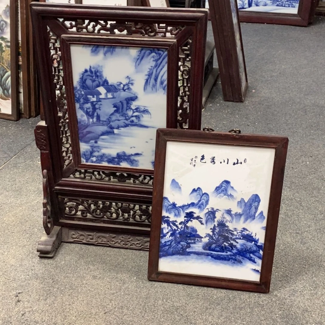 瓷片B*60*43 景德镇瓷板画柴窑烧制