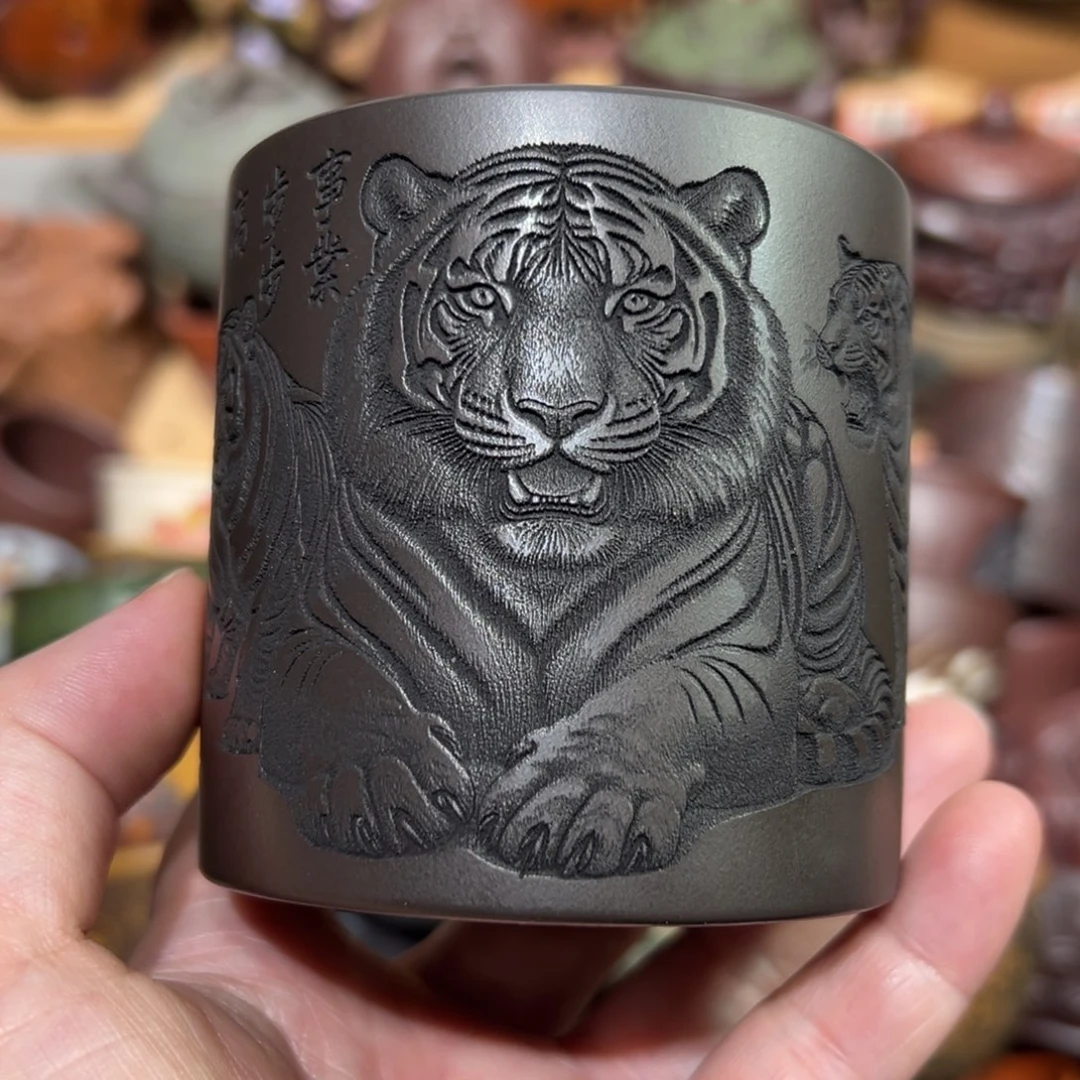 茶杯紫砂宜兴紫砂主人杯