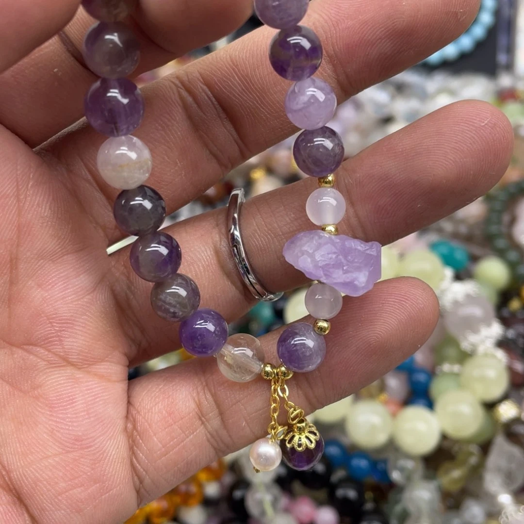 银S925镶嵌颈饰紫晶