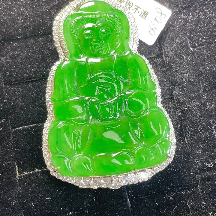 翡翠未镶嵌颈饰35