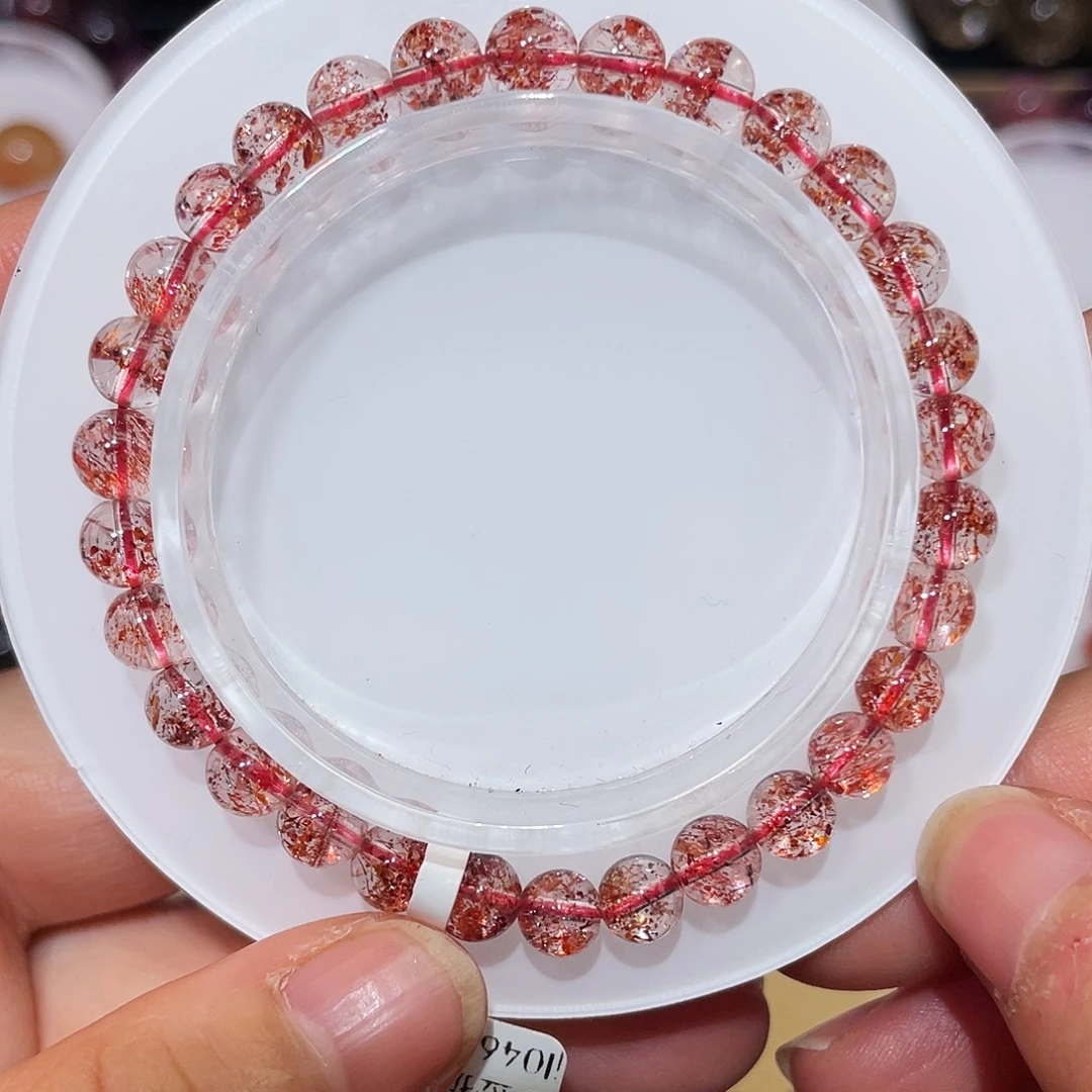 水晶未镶嵌手链金草莓6.4