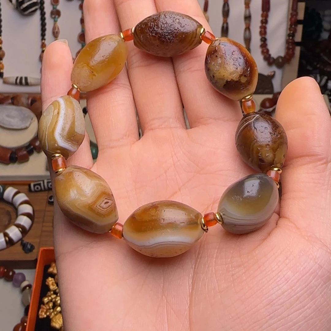玛瑙/玉髓手链未镶嵌