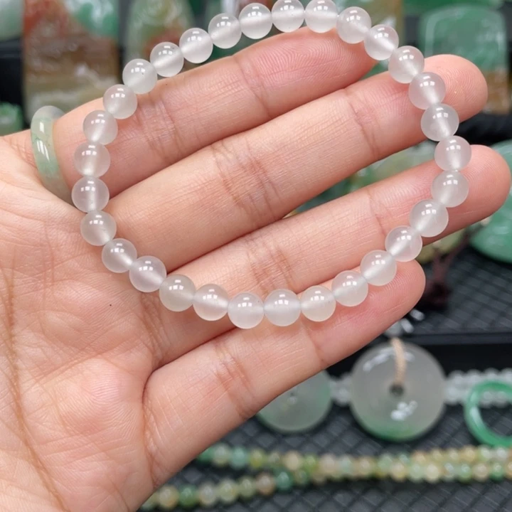 石英质玉手链未镶嵌