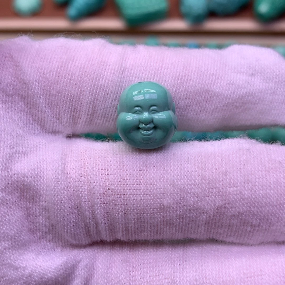 原生态散珠配珠弥勒佛头卡11.6