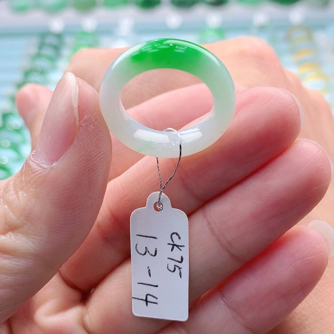 未镶嵌戒指翡翠A货缅甸翡翠