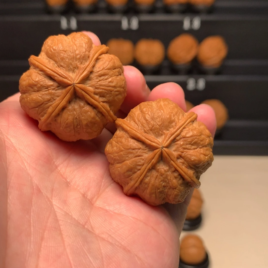 文玩核桃把件꧁****꧂福瓜四棱