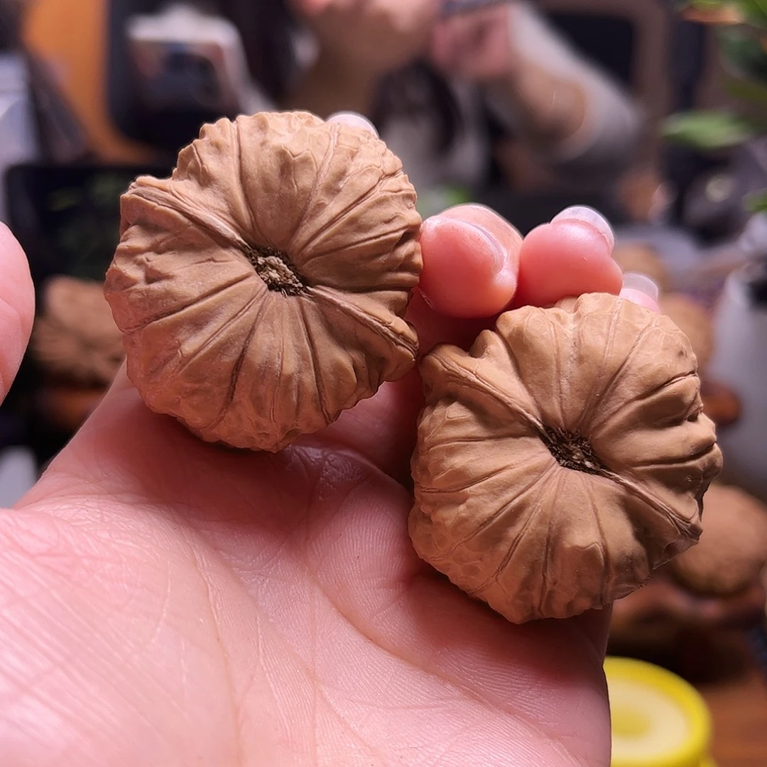 *****文玩核桃把件41尺全品白茬南瓜18