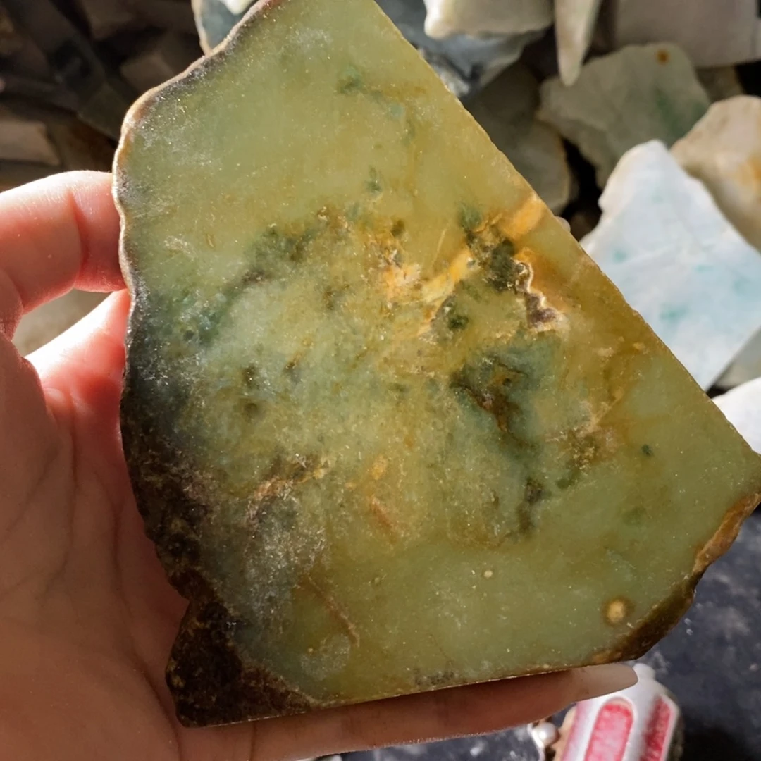 颈饰未镶嵌翡翠天然翡翠