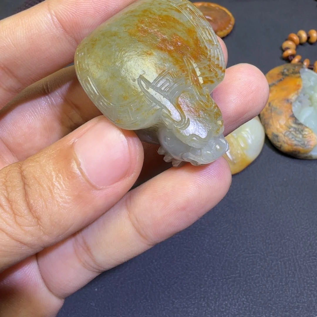 和田玉未镶嵌颈饰满****7