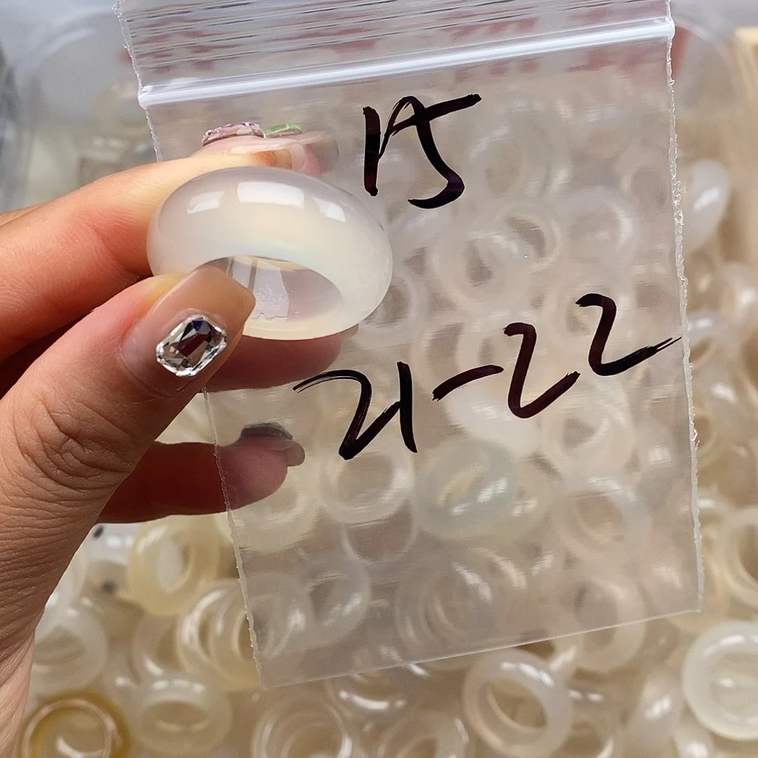 玛瑙/玉髓戒指合金