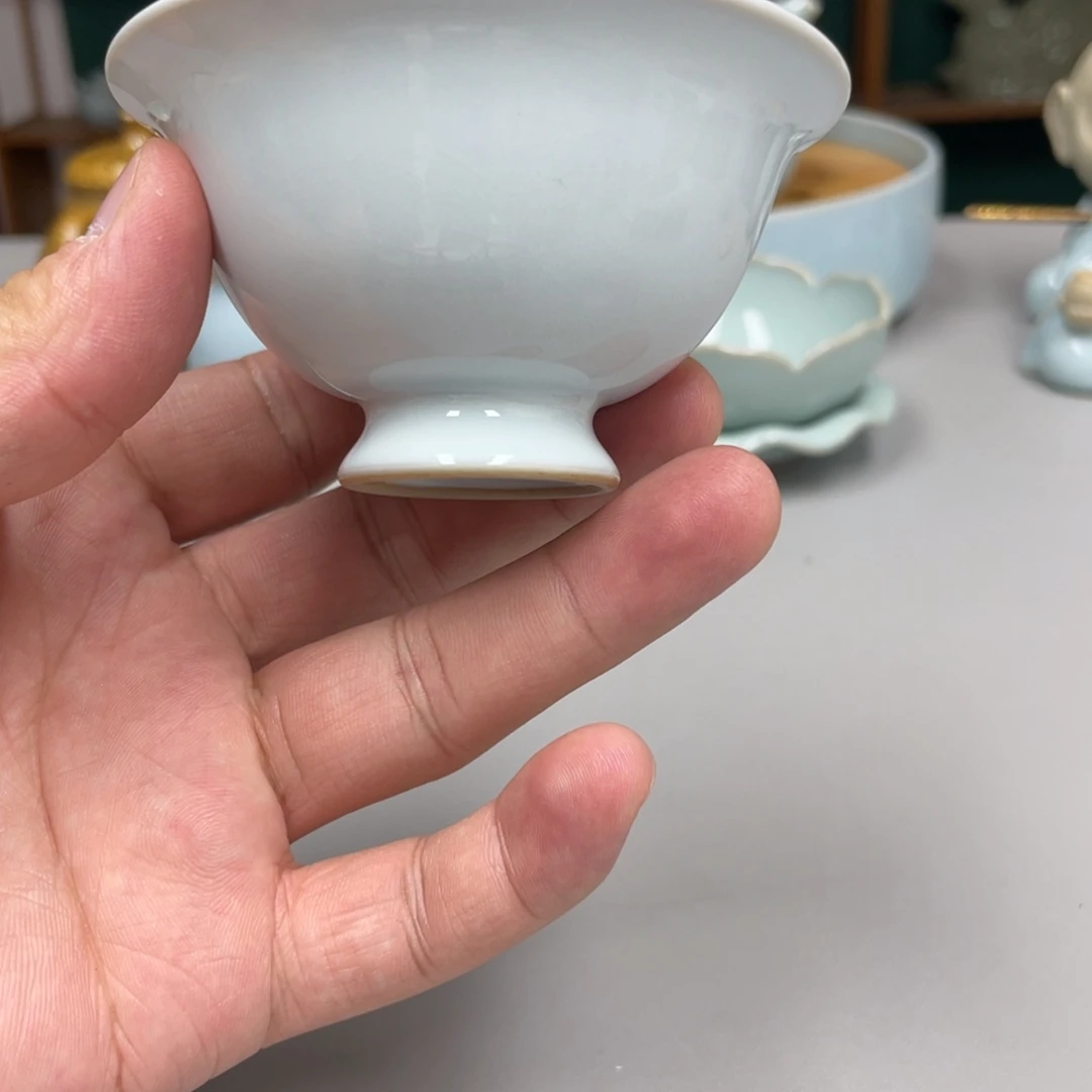 人***见瓷月白主人杯赵琳老师