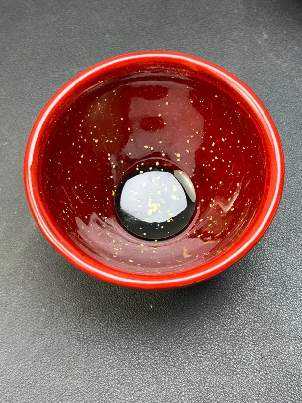 牛血花月夜束口高端茶器主人杯