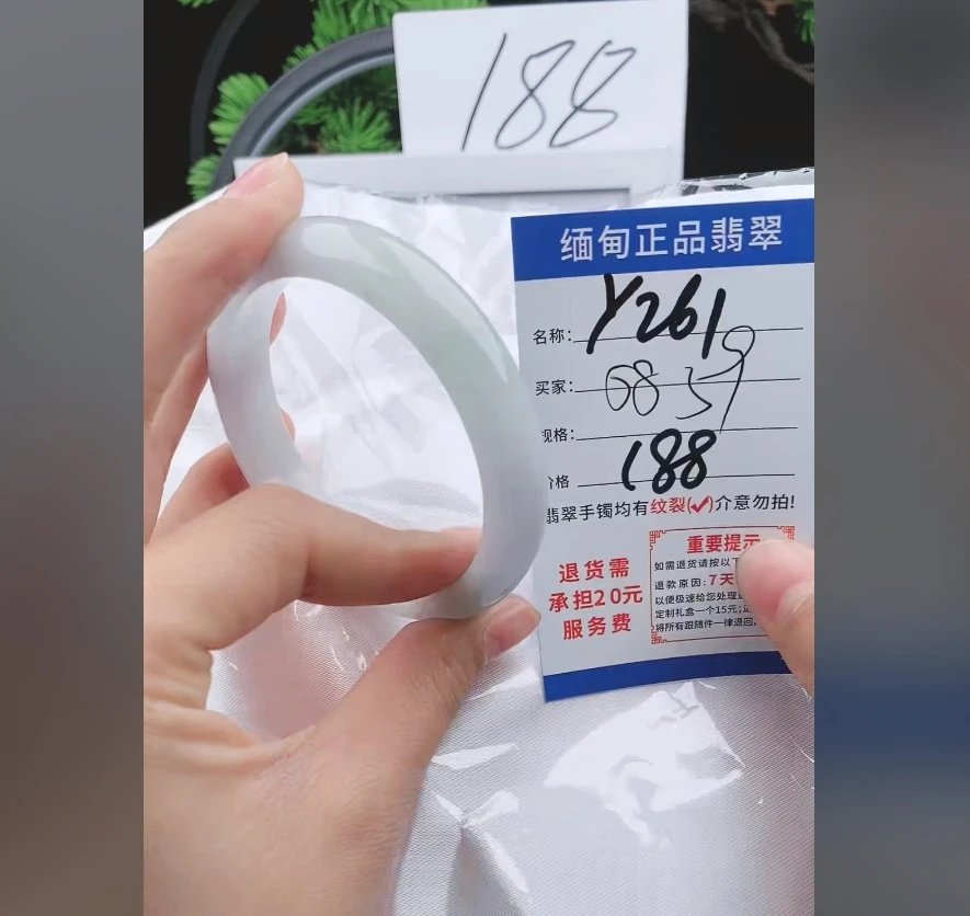 Y261【正品 缅甸翡翠】实物以直播间为准微色差