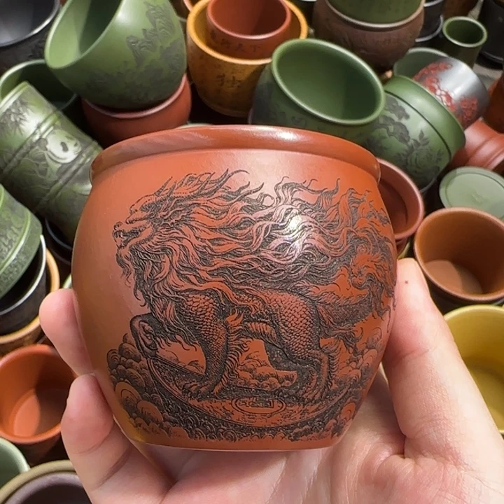 茶杯紫砂全手工紫砂