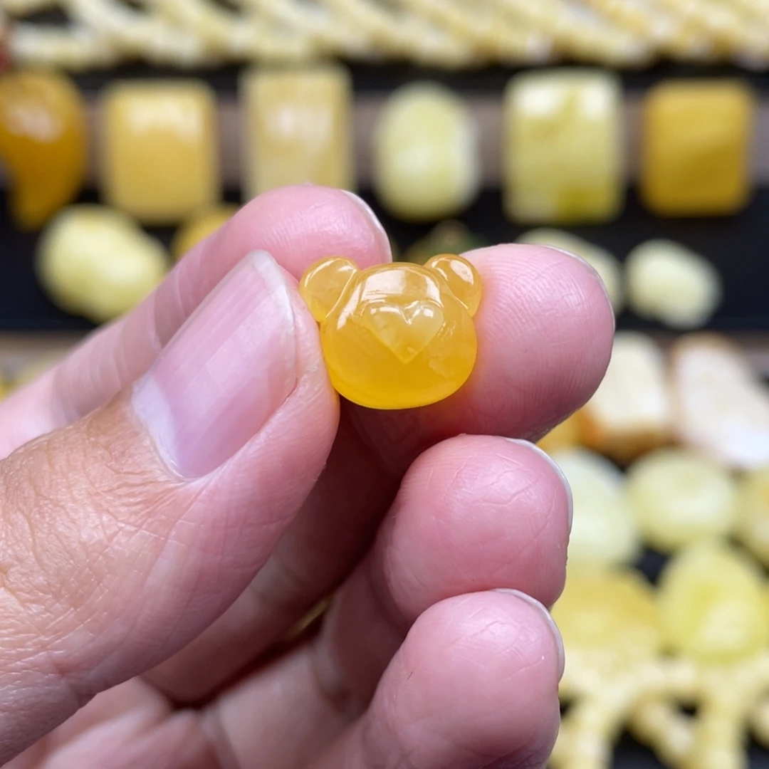 琥珀未镶嵌裸石琥珀蜜蜡