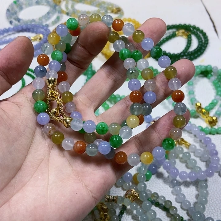 定制翡翠未镶嵌缅甸翡翠a货卡7.3